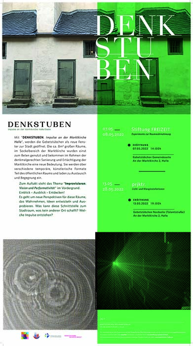 Licht- und Soundinstallation in den Gebetstübchen der Marktkirche