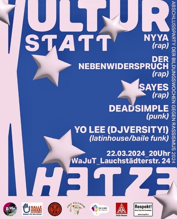 Abschlussparty der Bildungswochen gegen Rassismus 2024